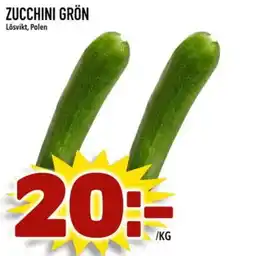 Din Mat ZUCCHINI GRÖN Lösvikt, Polen erbjuda