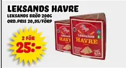 Nelins Leksands Havre erbjuda