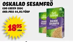 Nelins GO GREEN Oskalad sesamfrö erbjuda