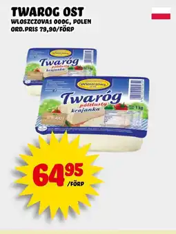 Nelins WLOSZCZOVA Twarog ost erbjuda