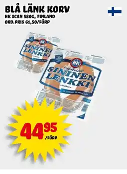 Nelins HK Scan Blå länk korv erbjuda