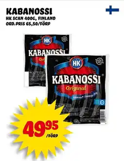 Nelins HK Scan Kabanossi erbjuda