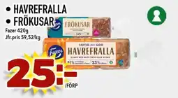Nelins FAZER • Havrefralla• frökusar erbjuda