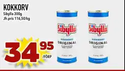 Nelins Sibylla Kokkorv erbjuda