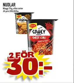Nelins Maggi Nudlar erbjuda