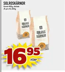 Nelins Garant Solroskärnor erbjuda