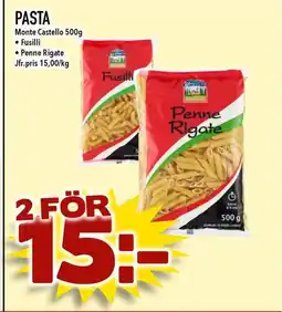 Nelins Monte Castello Pasta erbjuda