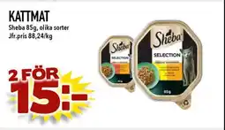 Nelins Sheba Kattmat erbjuda