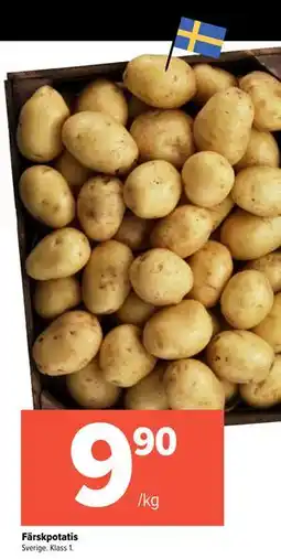 Coop Extra Färskpotatis, SEK 9.9 erbjuda