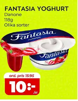 Matrix Butikerna Danone Fantasia yoghurt erbjuda