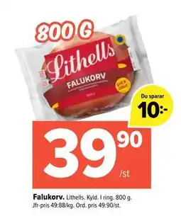Coop Extra Falukorv, SEK 39.9 erbjuda