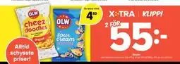 Coop Extra Snacks, SEK 55 erbjuda
