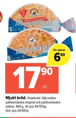 Coop Extra Mjukt bröd, SEK 17.9 erbjuda