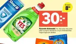 Coop Extra Flytande diskmedel., SEK 30 erbjuda