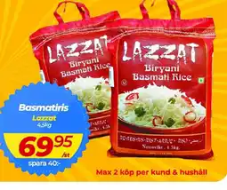 Matrix Butikerna Lazzat Basmatiris erbjuda