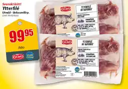 Extra Mjällby Stormarknad Svenskt kött! ytterfilé utvald - vakuumförp. erbjuda