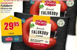 Extra Mjällby Stormarknad Svenskt kött! Falukorv 800 gram ring erbjuda