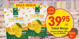 EKO Torkad Mango erbjuda