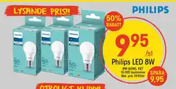 EKO Philips LED 8W erbjuda