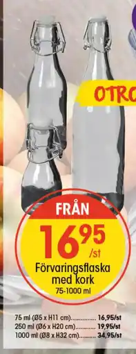 EKO Förvaringsflaska med kork erbjuda
