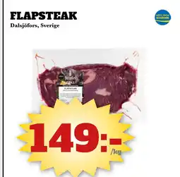 Bonum Matmarknad FLAPSTEAK Dalsjöfors, Sverige erbjuda