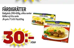 Bonum Matmarknad FÄRDIGRÄTTER erbjuda