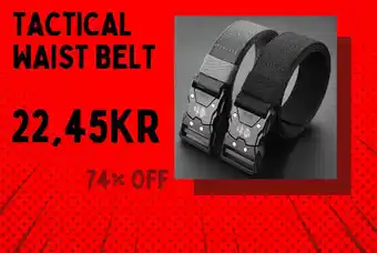AliExpress TACTICAL WAIST BELT erbjuda