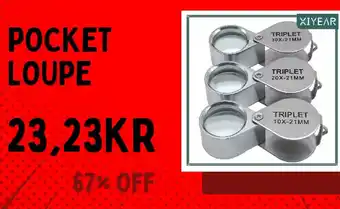 AliExpress POCKET LOUPE erbjuda