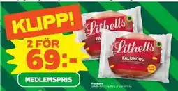 Stora Coop Falukorv, Medlemspris erbjuda