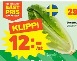 Stora Coop Romansallat, SEK 12 erbjuda