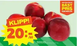 Stora Coop Plommon i korg, SEK 20 erbjuda