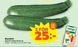 Stora Coop Zucchini, SEK 25 erbjuda