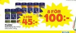 Stora Coop Kryddor, SEK 100 erbjuda