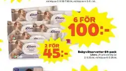 Stora Coop Babyvåtservetter 64-pack, SEK 100 erbjuda