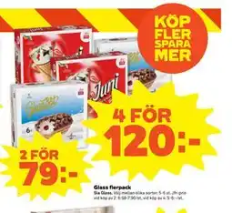 Stora Coop Glass flerpack, SEK 120 erbjuda