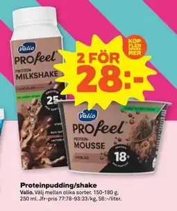 Stora Coop Proteinpudding/shake, SEK 28 erbjuda