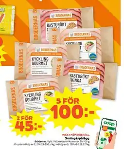 Stora Coop Smörgåspålägg, SEK 100 erbjuda