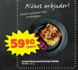 Stora Coop Laxgratäng med picklad rödlök, SEK 59.9 erbjuda