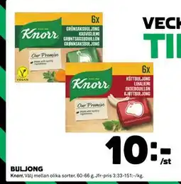 Coop BULJONG, SEK 10 erbjuda