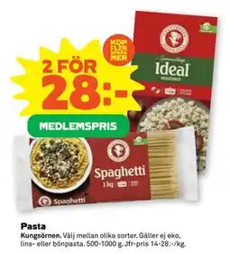 Stora Coop Pasta, Medlemspris erbjuda