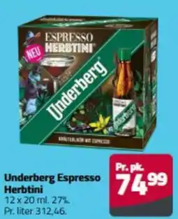 Fleggaard Underberg Espresso Herbtini erbjuda