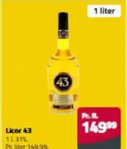 Fleggaard Licor 43 erbjuda