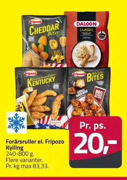 Fleggaard Forårsruller el. Fripozo Kylling erbjuda