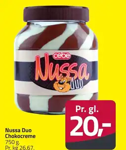 Fleggaard Nussa Duo Chokocreme erbjuda