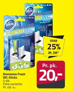 Fleggaard Domestos Fresh WC-Sticks erbjuda