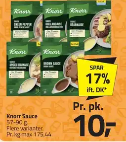 Fleggaard Knorr Sauce erbjuda