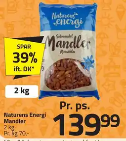 Fleggaard Naturens Energi Mandler erbjuda