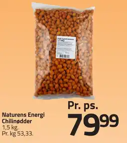 Fleggaard Naturens Energi Chilinødder erbjuda