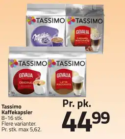 Fleggaard Tassimo Kaffekapsler erbjuda