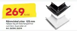 Byggmax Rännvinkel ytter 125 mm, SEK 269 erbjuda